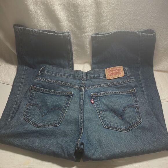 Size 10 Husky (W30 L26) 569 loose straight leg 100% cotton blue denim jeans - Picture 9 of 10